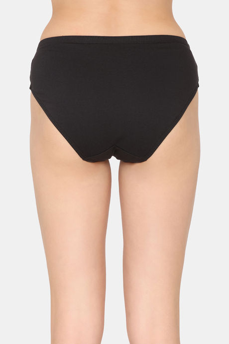 Rosaline Cotton Comfort Medium Rise Full Coverage Hipster Panty (Pack of 3) - Multicolor — image 7